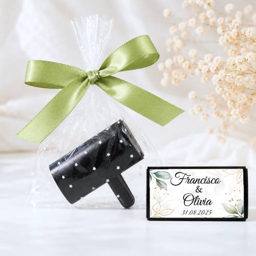 Ambientador de Coche Personalizado para Boda "Modelo Selva" - Detalles personalizados para Boda