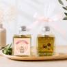 Aceite de Oliva Personalizado para Bautizo "Modelo Galleta" Botella Cuadrada 100 ml - Aceite de oliva personalizado bautizo