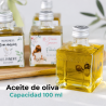 Aceite de Oliva Personalizado para Bautizo "Modelo Valentina" Botella Cuadrada 100 ml - Inicio
