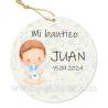 Etiqueta personalizada bautizo "Bebé Niño" - Pegatinas Y Etiquetas Personalizadas Bautizo