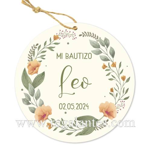 Etiqueta personalizada bautizo "Arco" - Pegatinas Y Etiquetas Personalizadas Bautizo