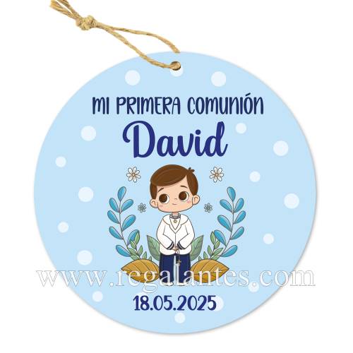 Etiqueta personalizada comunión "Modelo Luisa" - Pegatinas Y Etiquetas Personalizadas Comunión