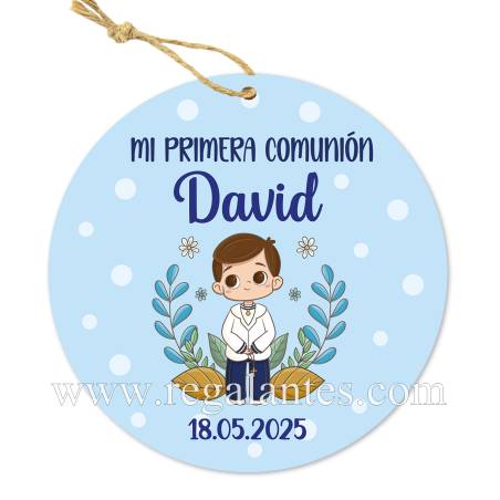 Etiqueta personalizada comunión "Modelo Luisa" - Pegatinas Y Etiquetas Personalizadas Comunión