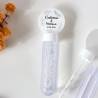 24 Pomperos personalizados boda con pegatina "Lineas" Detalles para boda - Juegos personalizados de boda