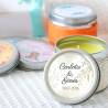 Vela personalizada boda aromática "Armonía" detalles boda - Velas personalizadas boda