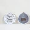 Llavero con abridor personalizado "Silvestre" Detalles de boda - Llaveros Abrebotellas Personalizados Boda