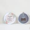 Llavero con abridor personalizado "Toscana" Detalles de boda - Llaveros Abrebotellas Personalizados Boda