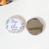 Espejo personalizado chapa "Eucalipto" Detalles boda - Chapas Espejos Personalizados Boda