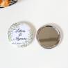 Espejo personalizado chapa "Hojas" Detalles boda - Chapas Espejos Personalizados Boda