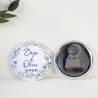 Abridor con imán personalizado "Eucalipto" detalles boda - Abridor Imán Personalizado Boda