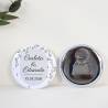 Abridor con imán personalizado "Silvestre" detalles boda - Abridor Imán Personalizado Boda