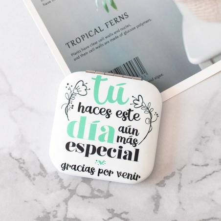 Espejo portátil detalle para invitados - Detalles Boda Invitados