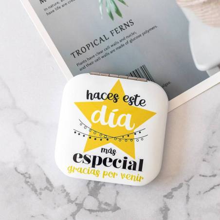 Espejo portátil detalle para invitados - Detalles Boda Invitados
