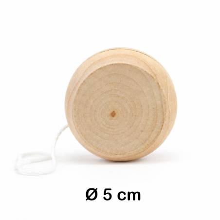Yoyó de Madera Personalizado para Bautizo Grabado con Láser - Detalles personalizados para Bautizo