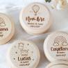 Yoyó de Madera Personalizado para Niños Bautizo Grabado con Láser - Yoyo personalizado bautizo