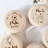 Yoyó Personalizado de Madera para Niños de Cumpleaños Grabado con Láser - Yoyós personalizados de cumpleaños