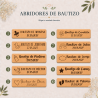 Abridor de Madera Personalizado para Bautizo Grabado con Láser - Detalles personalizados para Bautizo