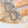 Abridor de Madera Personalizado para Boda Grabado con Láser - Detalles personalizados para Boda