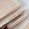 Abanico de Madera Personalizado para Comunión Grabado con Láser - Abanicos personalizados comunión
