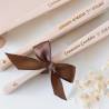 Abanico de Madera Personalizado para Comunión Grabado con Láser - Abanicos personalizados comunión