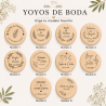 Yoyó de Madera Personalizado para Niños en Boda Grabado con Láser - Yoyo personalizado boda