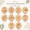 Yoyó Personalizado de Madera para Niños de Comunión Grabado con Láser - Yoyo personalizado comunión