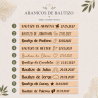 Abanico de Madera Personalizado para Bautizo Grabado con Láser - Abanicos personalizados de bautizo