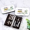 Set de manicura detalles de boda mujer modelo hojas - Detalles De Boda