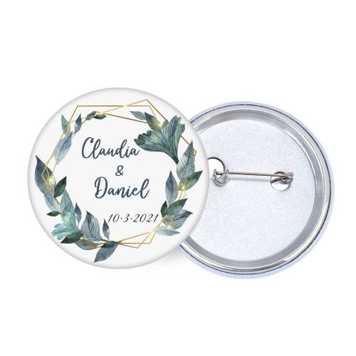 Chapa personalizada modelo Diana detalles boda - Chapas Personalizadas Boda