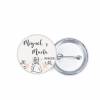 Chapa personalizada modelo Juntos detalles boda - Chapas Personalizadas Boda