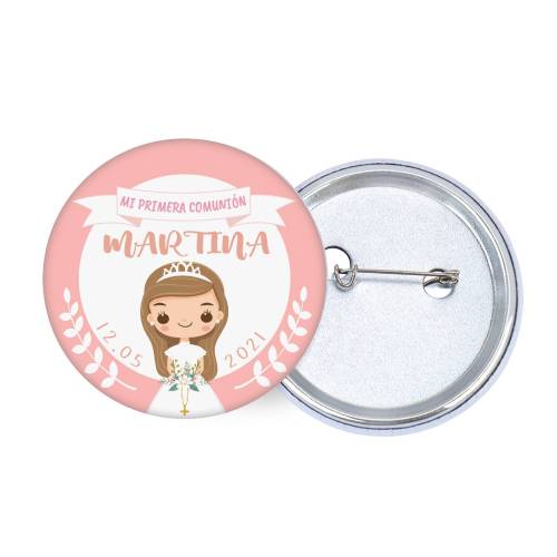 Chapa personalizada modelo Galleta detalles comunión - Chapas Personalizadas Comunión