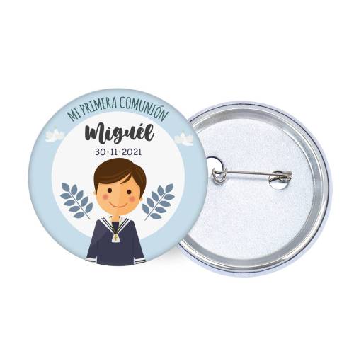 Chapa personalizada modelo León detalles comunión - Chapas Personalizadas Comunión
