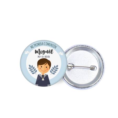 Chapa personalizada modelo León detalles comunión - Chapas Personalizadas Comunión