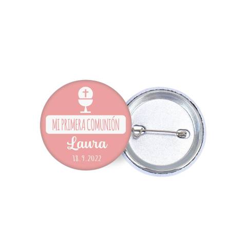 Chapa personalizada modelo Laura detalles comunión - Chapas Personalizadas Comunión