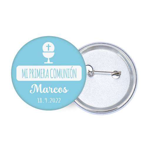 Chapa personalizada modelo Cielo detalles comunión - Chapas Personalizadas Comunión