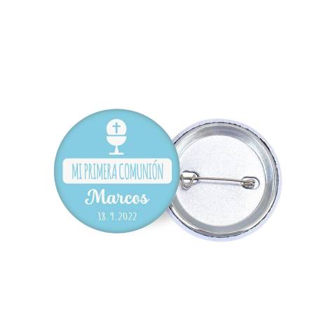 Chapa personalizada modelo Cielo detalles comunión - Chapas Personalizadas Comunión