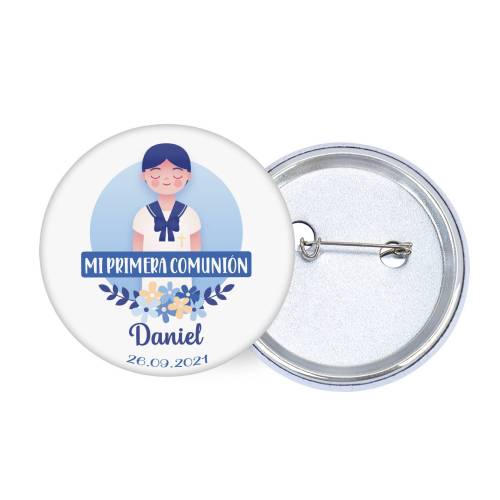 Chapa personalizada modelo Daniel detalles comunión - Chapas Personalizadas Comunión