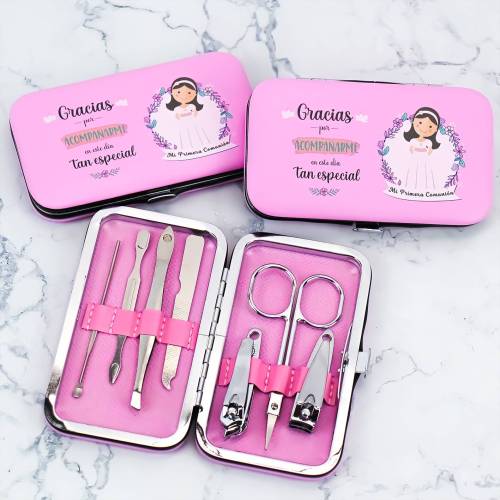 Set de manicura niña detalles de comunión - Detalles De Comunión Para Mujeres