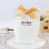 Caja de regalo grande para detalles “Gracias por venir” en dorado - Detalles De Boda