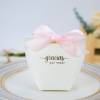 Caja de regalo pequeña para detalles “Gracias por venir” en rosa - Detalles para comunión