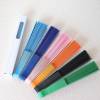 Abanicos de plástico y tela colores lisos 23cm baratos para regalar - Detalles Boda baratos