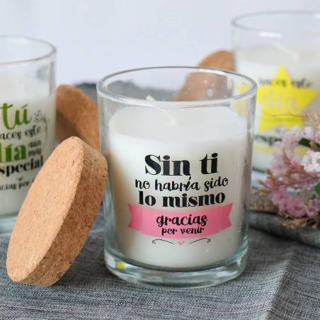 Velas Detalles Boda, Comunión, Bautizo Gracias por Venir - Velas