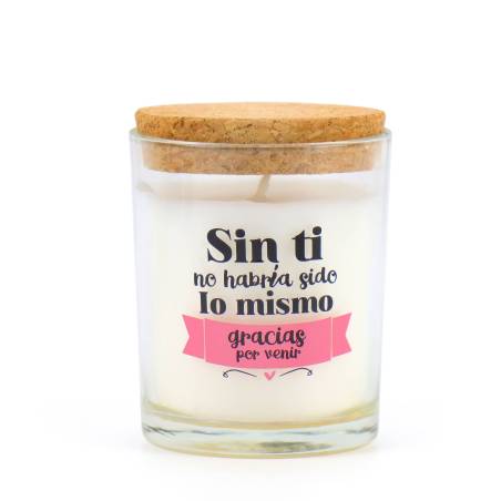 Velas Detalles Boda, Comunión, Bautizo Gracias por Venir - Velas