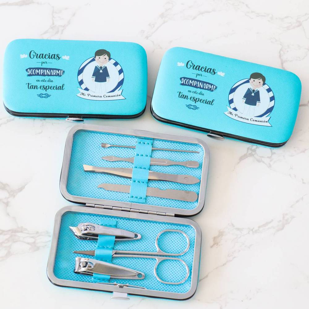 Set de manicura niño detalles de comunión - Detalles comunión unisex
