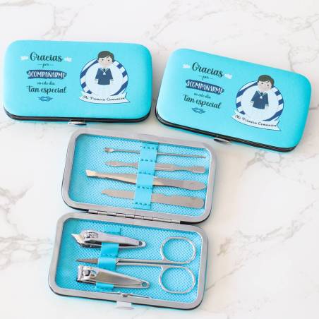 Set de manicura niño detalles de comunión - Detalles comunión unisex