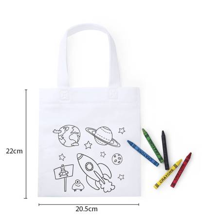 Bolsa para colorear edición espacio exterior para niños - Inicio