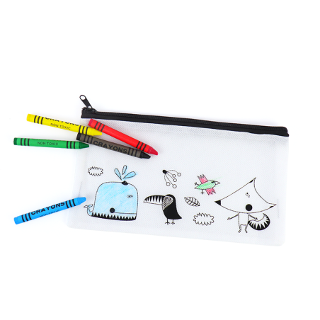 Estuche de zoo para colorear para niños - Detalles Cumpleaños