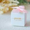 Caja de regalo con agradecimiento Detalle de bautizo - Detalles para bautizo