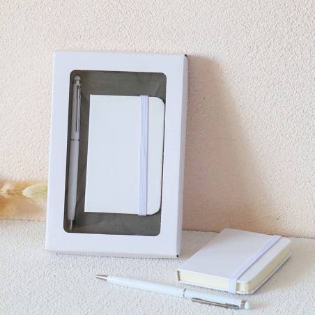 Set de bolígrafo y cuaderno Detalle de bautizo - Detalles De Bautizo Para Hombres