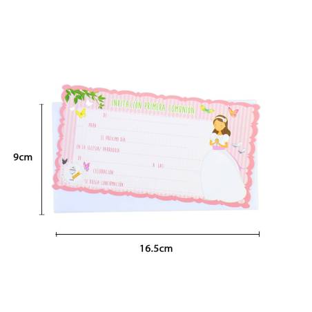 Invitación de comunión de niña - Invitaciones De Comunión